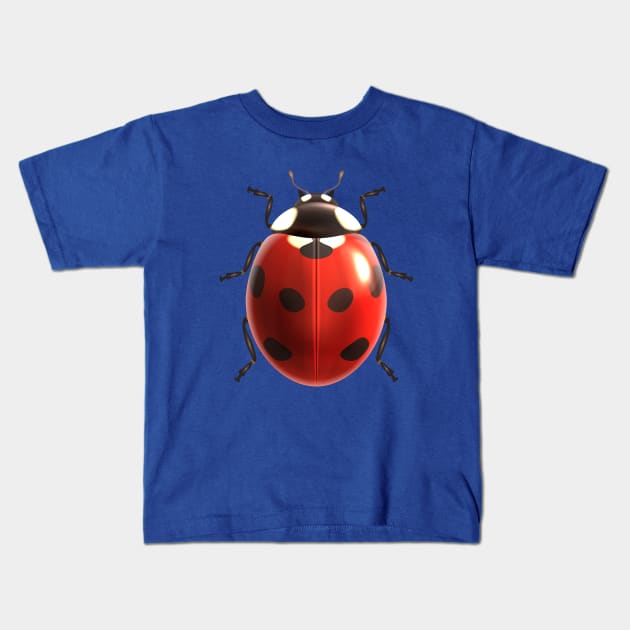 Lady Bug Kids T-Shirt by Mako Design 
